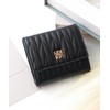 Alto Rose Trifold Wallet, Compact, Cute, Mini Wallet, Women's, Quilted,