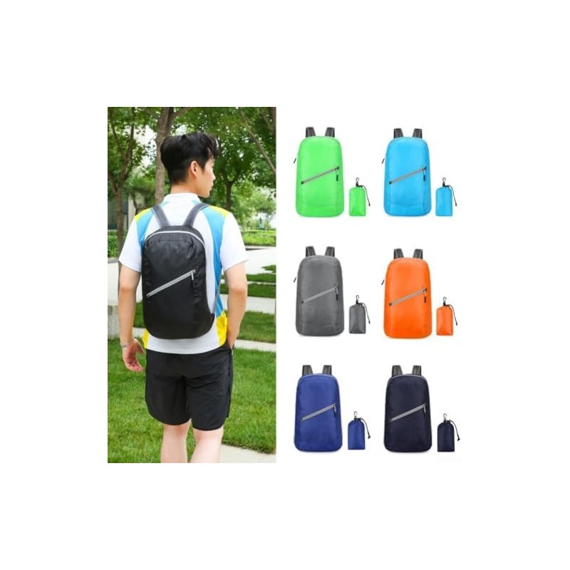 Mochila plegable de 30 l, ligera, plegable, para senderismo