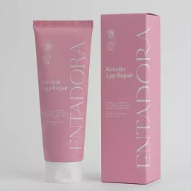 Entadora 엔타도라 케라틴 LPP 리페어 트리트먼트 미용실 손상모 단백질 헤어팩 230ml Entadora Keratin LPP Repair Treatment Salon Damaged Hair Protein Hairpack 230ml