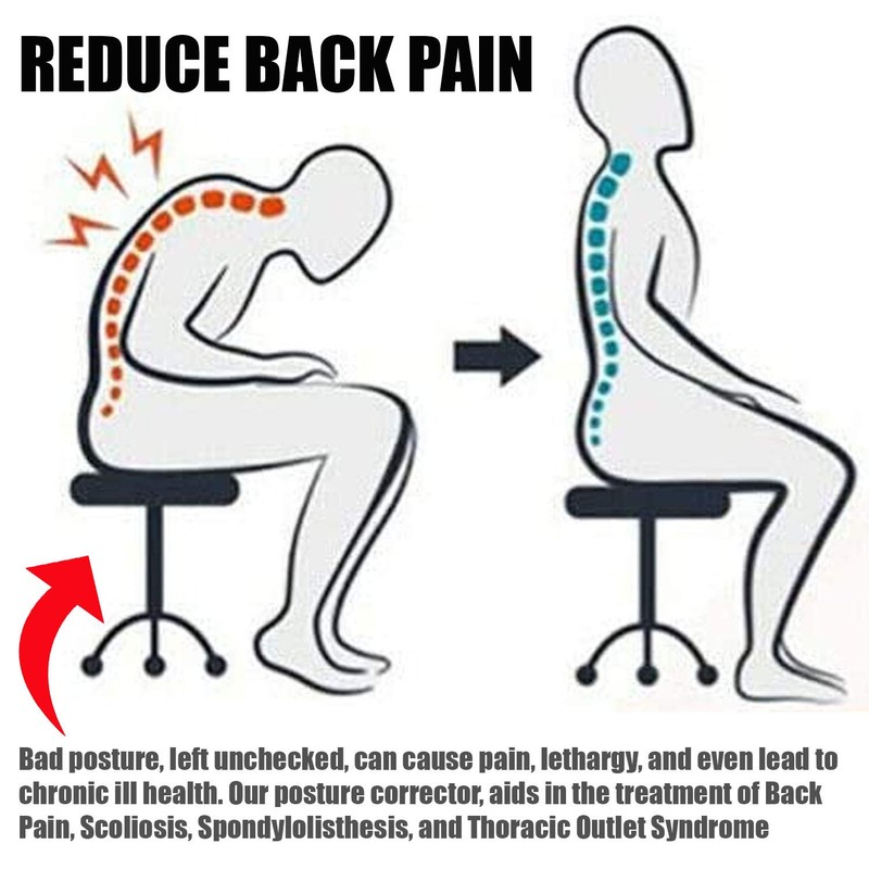Posture Support GENERISE ‘No Hunch’ Posture Corrector - Seated Lower