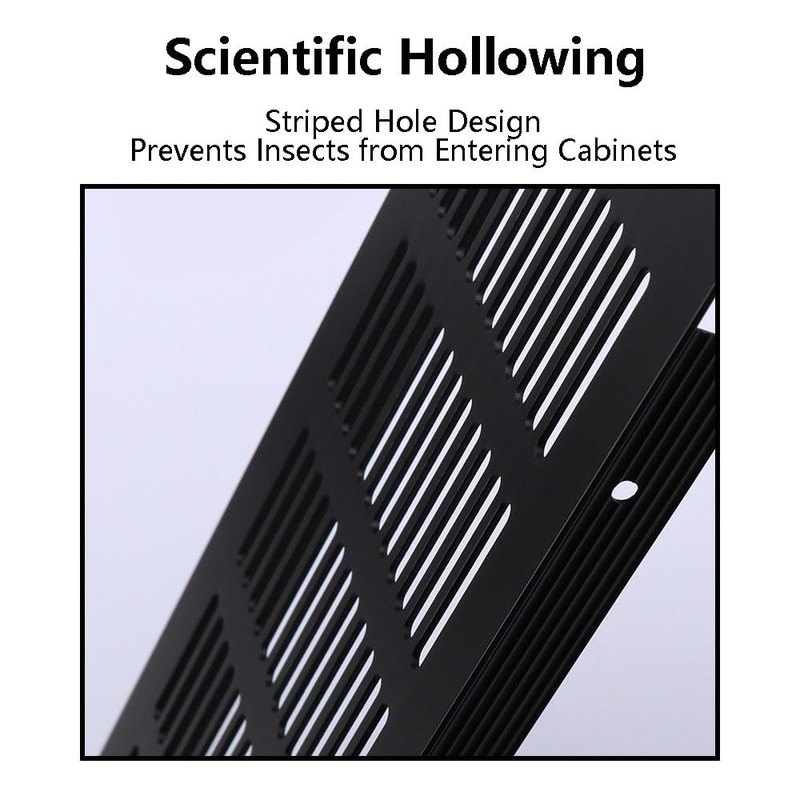 Rectangular Ventilation Grille, 2Pack 350mm*50mm Air Vent Grille, Aluminum Alloy