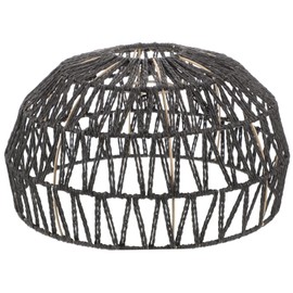 GANAZONO Lampshade Decorative Lanterns for Home Decor Woven Lamp Shade Vintage Lamp Shade Hanging Lights with Plug in Cord Lamp Shade Replacement Vintage Lampshade Festival Light Cover Chic