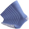 EnerWear 10P Pack Men's Cotton Moisture Wicking Heavy Cushion Crew