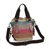 Women's Canvas Handbag Rainbow Design Tote Bag Large Capacity Shoulder
