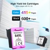 64XL Ink Cartridge Replacement for HP Ink 64 HP 64