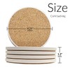CoasterStone Absorbent Coasters, Hummingbird Assortment, 4-1/4-Inch, Set of 4