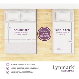 Washable Bed Protector/Pad Without Tucks -Double Bed Size| Quality waterproof Sheet is OekoTex Certified & Best Used for Incontinence & Bed wetting|Non-Slip Waterproof Mattress Cover Absorbs 2 litres