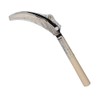 KEYI Grass Sickle, Hand held Sickle Tool with Wooden Handle,