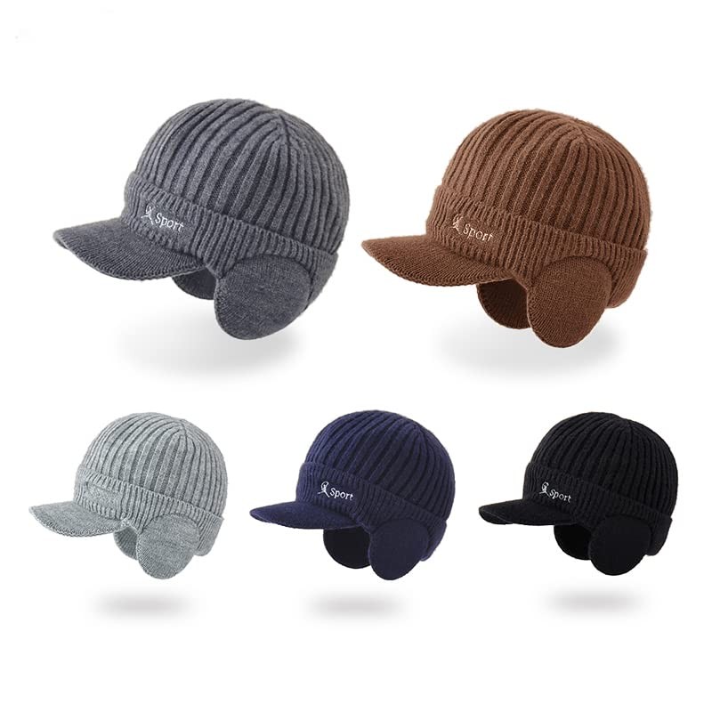 YAMEE Men's Winter Hat Knitted Cap Winter Cap Women's Knitted