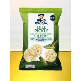 Quaker New Exclusive Quaker Dill Pickle Rice Crisps Gluten Free Whole Grains Bag 6oz