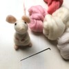 Bergin & Bath Needle Felting Kit, Mice. DIY Craft kit