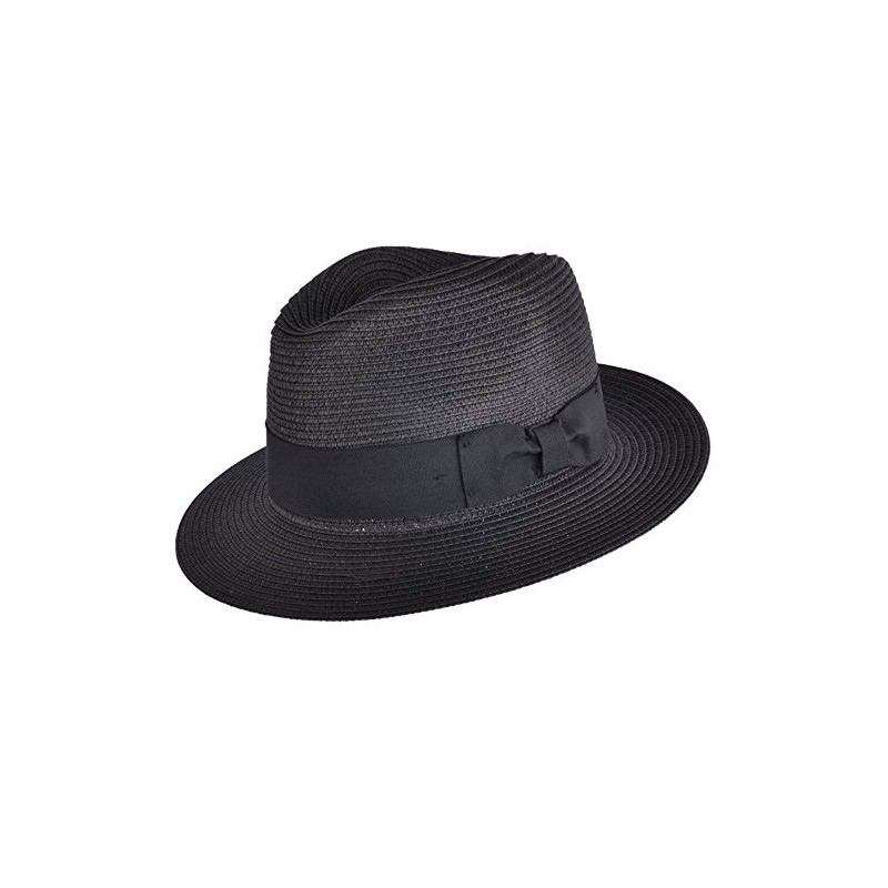 UNISEX PAPER STRAW CRUSHABLE FOLDABLE SUMMER PANAMA FEDORA HAT WITH