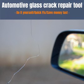 Leogony 18PCS Windshield Repair Kit, Professional Nano Glass Crack Repair Liquid with Enhanced Injection Head