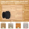 HOMEK Large Office Chair Mat for Hardwood Floor- 46" x