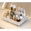 NOBLEPOSH Luxury Makeup Organizer, Vanity Countertop Organizer, Elegant Makeup &