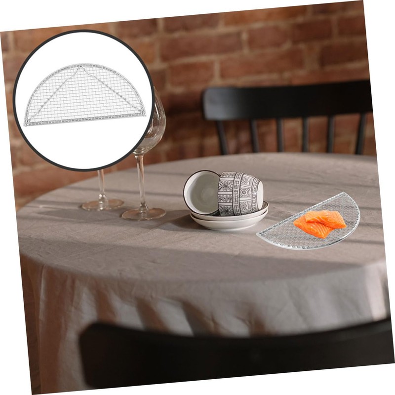 Abaodam Stainless Steel BBQ Mesh Grill Net Durable Grill Mat