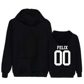 JUNG KOOK Womens SKZ Hoodie Skz Pullover Felix, Hyunjin, Leeknow, Bangchan Sweatershirt Sweater Tops