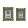 Generic Two's Company Green Wicker Weave Set of 2 Photo