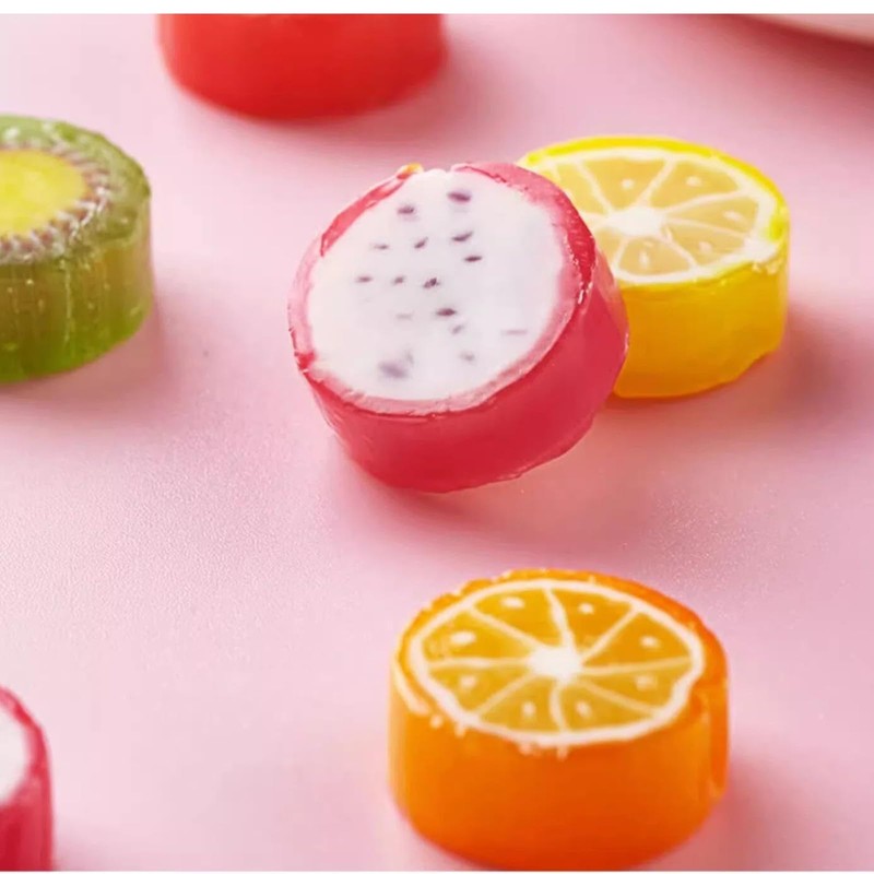 Slices Hard Candy - Bulk Fruit Candy Individually Wrapped -