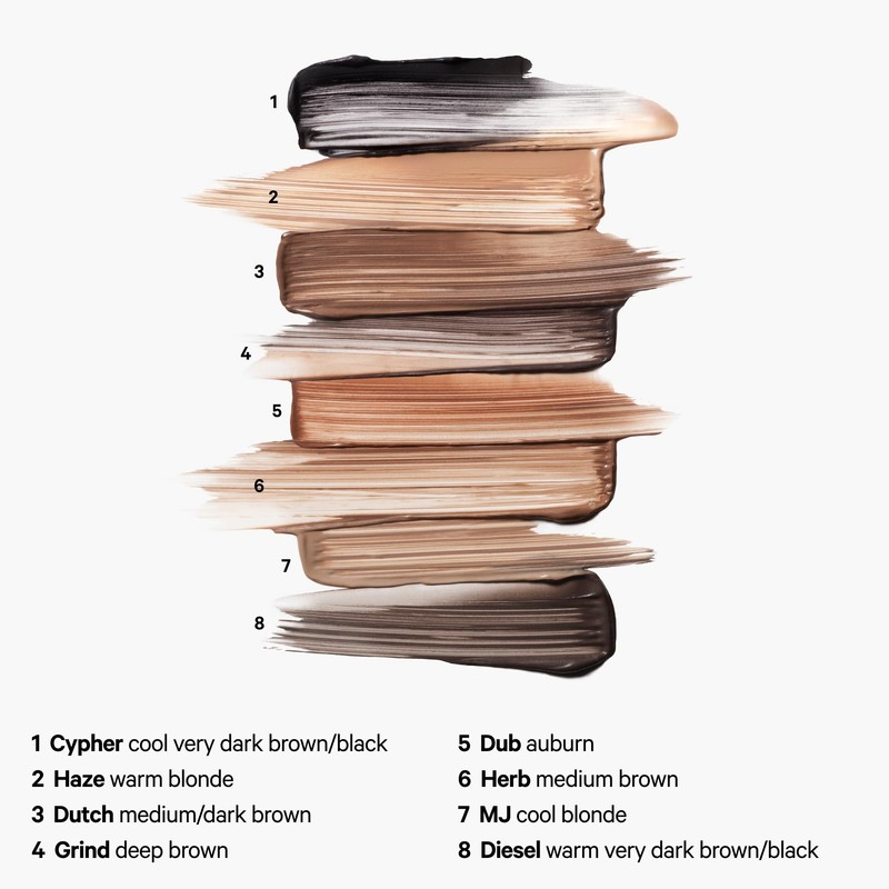Milk Makeup Kush Fibre Brow Gel, Grind (Dark Brown) -