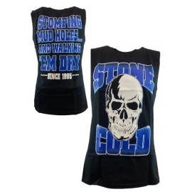 EWS Stone Cold Steve Austin Stomping Mudholes Sleeveless Muscle T-shirt - M