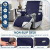 100% Waterproof Armchair Cushion with Armrests, Non-Slip Armchair Protector for