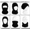 Namvo 2 Pcs Distressed Balaclava Knitted Ski Mask Full Face