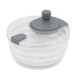 Glad Salad Spinner, 4.2 Quarts - Dishwasher Safe Lettuce Spinner, Fruit Washer, and Vegetable Strainer - Colander, Toss & Serve Bowl, and Locking Lid, Heavy Duty Plastic