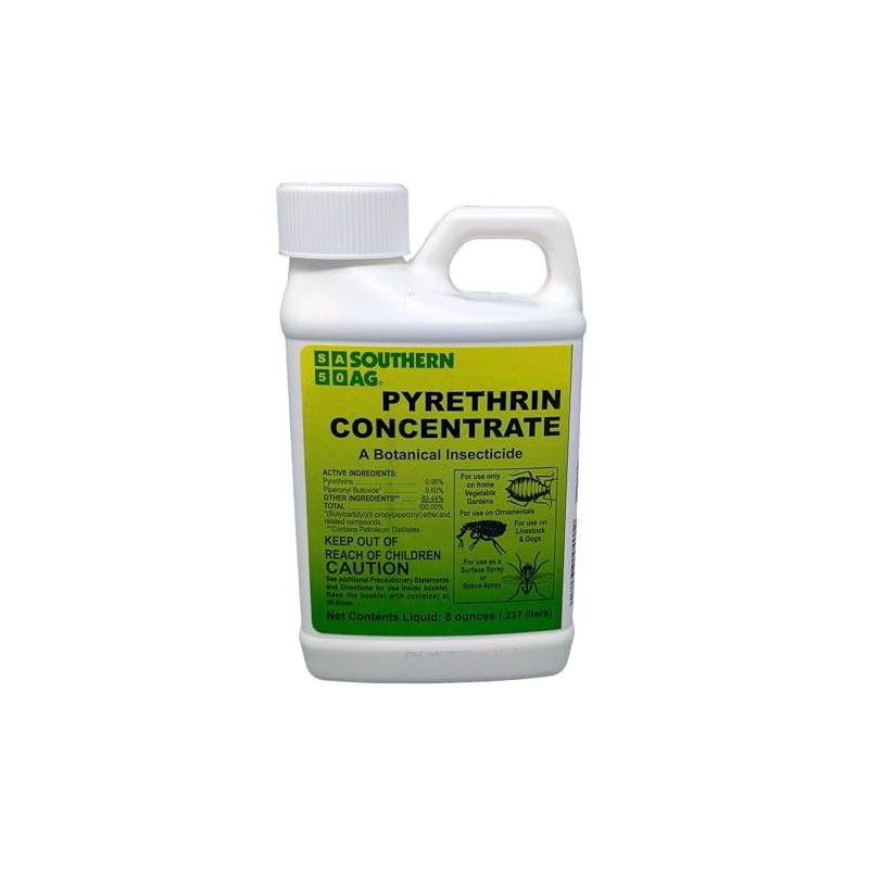 Southern Ag 10401 Natural Pyrethrin Concentrate, 8oz, Brown/A