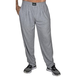 Crazee Wear Heather Grey Baggy Sweatpants, Loose Fit Gym Workout Pants with Two Front Pockets…