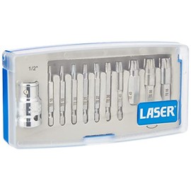 Laser 6080 Extractor Set for TorxÂ® Fixings 11pc