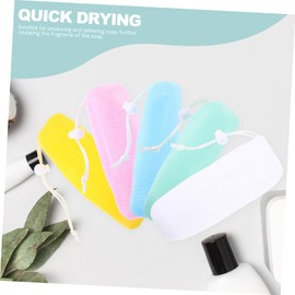 Baluue Soap Maker Net 5pcs Soap Pouch for Handmade Soap Soap Storage Net Comfortable Texture Mix Colors