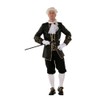 shoperama Marquis Men's Baroque Rococo Costume, Taffeta Suit, Count Nobleman,