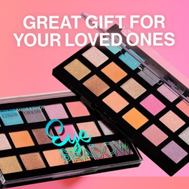 The Color Workshop 18-Shade Eyeshadow Palette - Highly Pigmented & Colorful, Effortless Style, Perfect for Any Occasion, Long-Lasting Flawless Finish