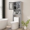 Costway Bathroom Over The Toilet Space Saver 2 Tier Storage