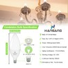 hansang E12 LED Light Bulbs 4000K Natural Daylight, 60W Type