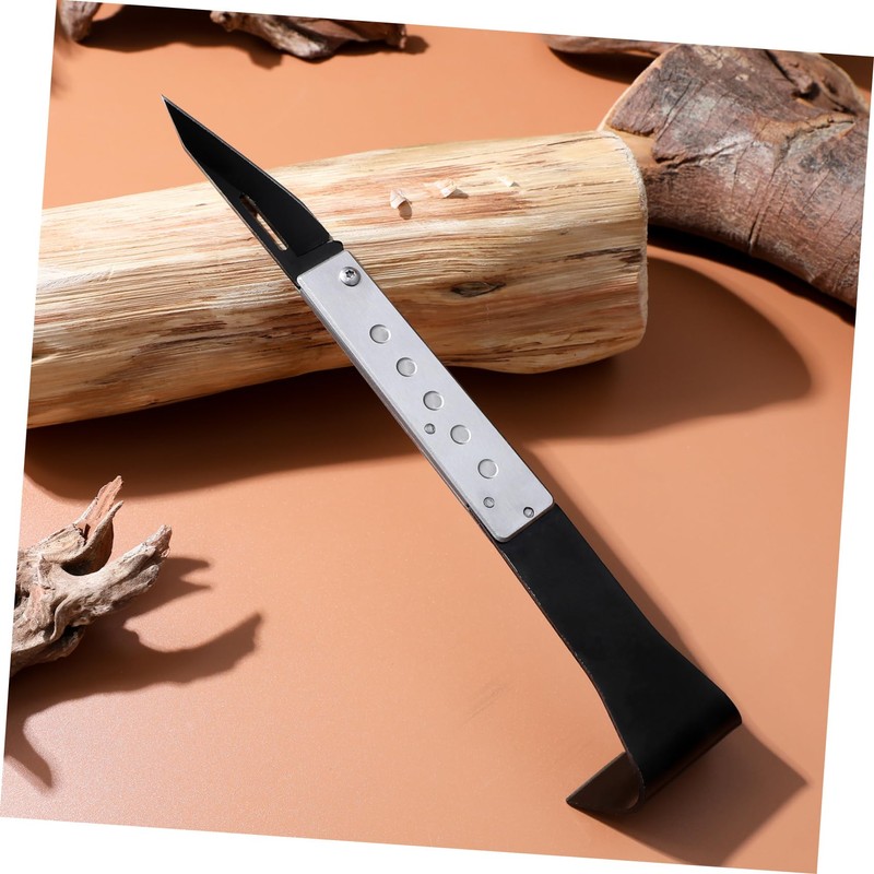 KONTONTY Portable Bark Removal Tool Ergonomic Handle Lightweight Tree Bark