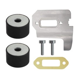 Carbbia Muffler Exhaust Gasket & Cooling Plate & Screw & Buffers Kit for Stihl TS410 TS420 TS440 TS480 TS500 Cut-Off Saw Replace # 4238 149 0600 & 0000 141 3200 & 4238 141 3200 & 4205 790 9300