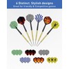 18 Pack Steel Tip Darts, Professional Darts Metal Tip Set