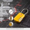 UP Security TSA Locks for Luggage, Small Padlock Combination with