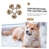 jojofuny 5pcs DIY Pet Bell Decor Brass Bells Ornaments for