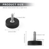 LNSYSNS Neodymium Magnets Rubberised 22 mm, Pack of 4 Rubber