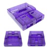 BITFUNX SNES Replacement Shell - Transparent Case Protective Housing for