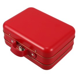 Toy Storage Box Boxes Retro Decor Toys Toy Black Storage Bins Wedding Gif Storage Boxes Mini Suitcase Pencils Case Small Suitcase Makeup Case Tiny Suitcase Red Iron Alipis