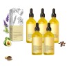 5pzs 60ml Aceite Vegano Natural Para Crecimiento De Cabello