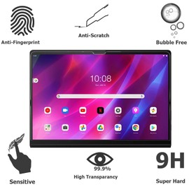 [2 Pack] EpicGadget Screen Protector for Lenovo Yoga Tab 13 (YT-K606F), 9H Hardness HD Clear Premium Tempered Glass Screen Protector Film for Lenovo Yoga Smart Tablet 13 Inch Display 2021 Released