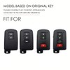 ontto Leather Car Key fob Cover fit for Toyota Auris