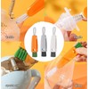16PCS Versatile Scrubber Brush- Multipurpose Bottle Gap Brush 3 in