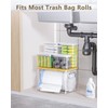 iCASA Trash Bag Dispenser Dishwasher Pods Container, 5 in 1