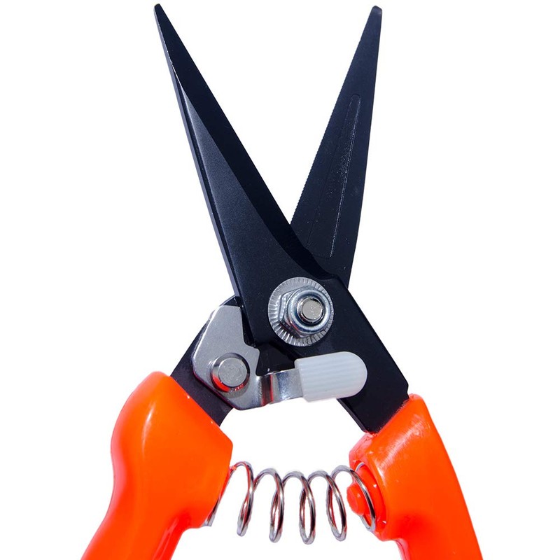 Professional Sheep and Goat Claw Shears 8" Red Black Serrated